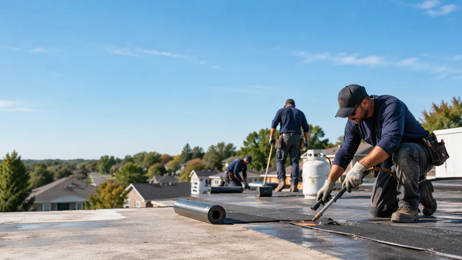 Flat Roof Leak Repair providers in Golden, IL
